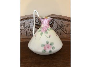 Hand Painted Pitcher, Made In Japan