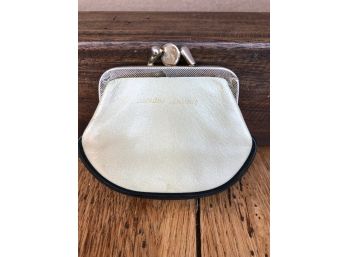 Genuine Cowhide Change Purse - Vintage - 4' Wide X 3 1/2' Tall