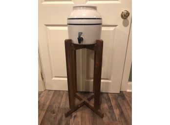 Ceramic Drink Dispener On Stand 37' Tall