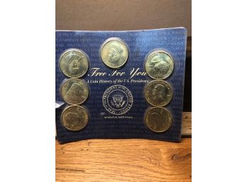 1997 Readers Digest A Coin History Of The U.S. Presidents - Brass Coins