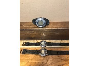 3 Digital Watches, Untested