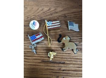 6 Lapel Pins