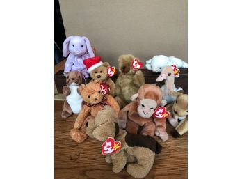 10 Beanie Babies W/tags