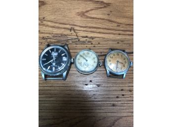 3 Vintage Watches (includes Girard Perregaux Watch)