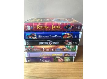 6 Children's VHS Movies