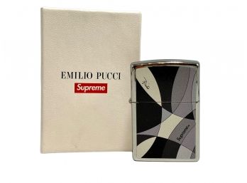 NEW! Supreme/ Emilio Pucci / Zippo Lighter In Original Box