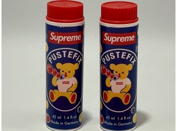 Supreme Bubbles By Pustefix Of Germany. 2 Bottles Plus Bonus Stickers!