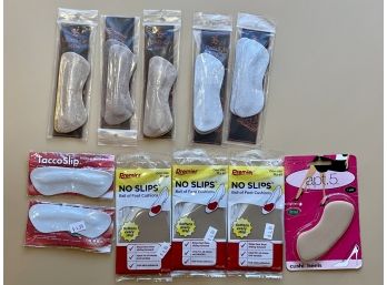 Assortment Of Womens Shoe Inserts. 11 Pairs In Original Packaging. From Leather Spa, New York City