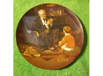 The Tycoon Rockwell Collectors Plate W/cert