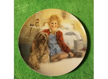 Annie And Sandy 1983 Knowles Collector Plate W/cert