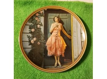 Rediscovered Woman Collectors Plate W/cert