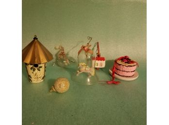 6 Vintage Christmas Ornaments