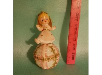 Vintage Angel Ornament - Some Wear On Front Of Dress