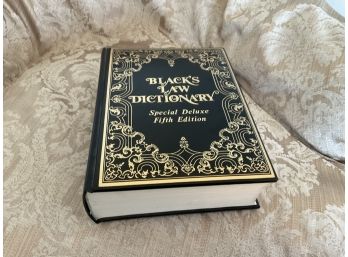 Black's Law Dictionary, Special Deluxe Fifth Edition