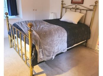 Beautiful Antique Brass Bed (full Size?)