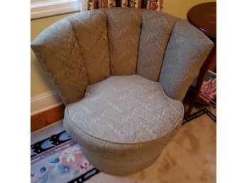 Sage Green Antique (Art Deco) Style Small Swivel Chair