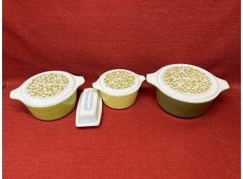 Vintage Early 60s Pyrex Selection RARE Lids