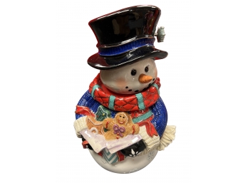 Christopher Radko Cookie Jar- Snowy Sweet Melody