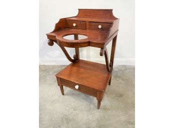 Vintage Wooden Washstand