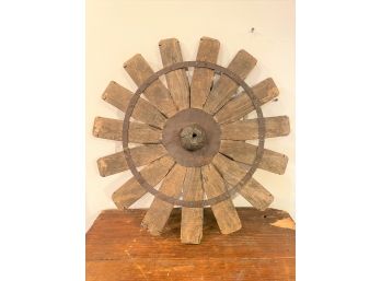 Antique Wooden Silk Wheel