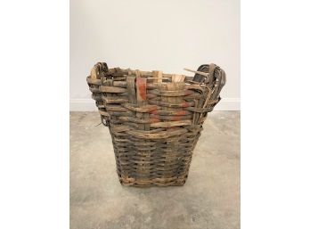 Vintage Portuguese Grape Harvest Basket