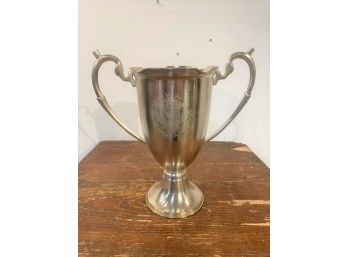 Double Handle Etched Trophy