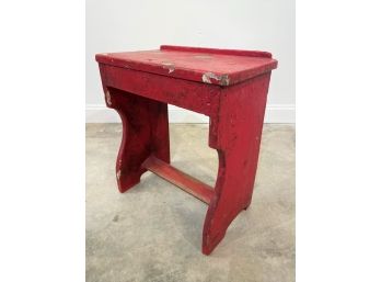 Vintage Wooden School Desk