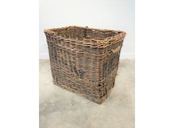 XL Vintage Wicker Basket