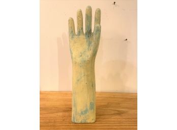 Carved Wooden Glove Mold