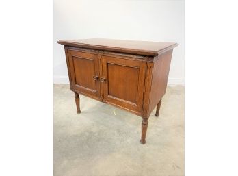 Vintage Two Door Oak Console