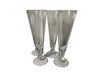 Set Of 4 Parfait Or Beer Glasses