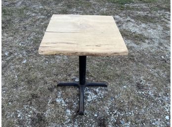 Small Table With Rough Cut Edge 24 X 24xx26