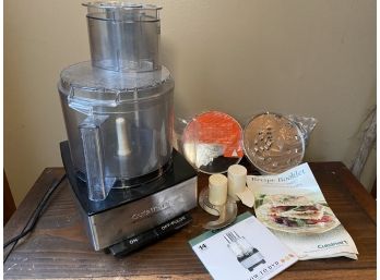 Cuisinart 14 Cup Food Processor Classic Series DFP-14N Food Chopper With Instruction Recipe Book And Dvd