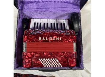 Wow Baldoni Combo 1 Made In Italy Accordion Always Case Stored Beautiful Condition Great Sound Minty