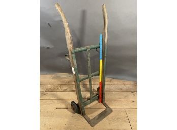 Vintage Hand Truck Iron And Wood Fairbanks