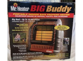 Mr Heater Big Buddy Model MH18B Portable Indoor Safe Propane Heater 18,000BTU