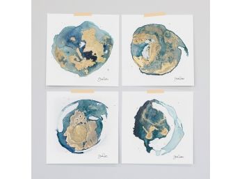 Set Of 4 Geode Prints