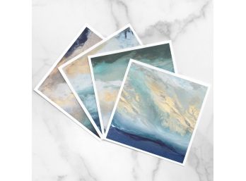 Set Of 4 COASTAL PRINTS