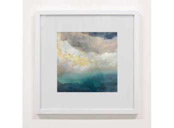 Saint Helena - Framed Canvas Print (white Frame)