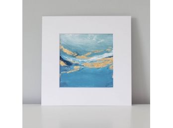 North Sea - Embellished And Matted Fine Art Print