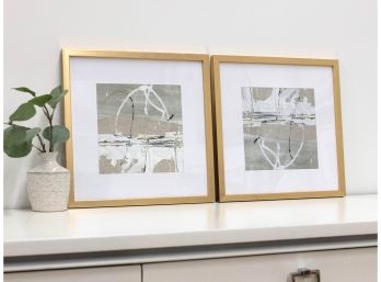 Vanilla Linen - Framed Canvas Print Set