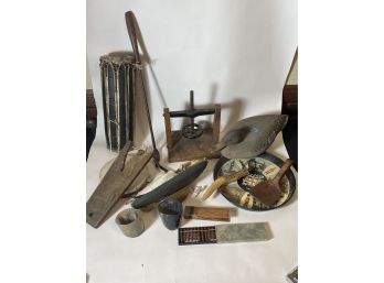 PRIMITIVES AND ANTIQUES LOT