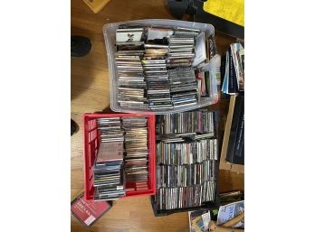 400 MOSTLY ROCK, BLUES, AND JAZZ CDS