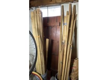 2 LARGE BUCKETS OF BAMBOO