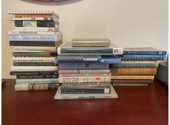 LARGE LOT OF BOOKS ON FISHING