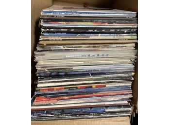 A LARGE BOX OF ROCK AND ROLL RECORDS