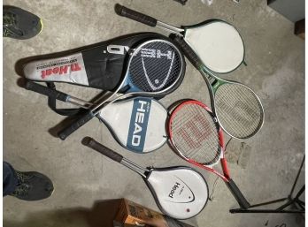 6 QUALITY TENNIS RACQUETS