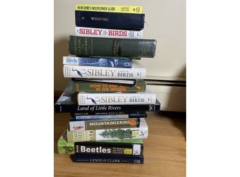 LARGE LOT OF BOOKS ON BIRDS AND THE OUTDOORS