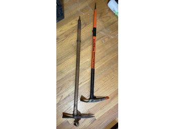 TWO ICE AXES