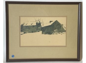 ANDREW WYETH PRINT 'BRINTONS MILL'